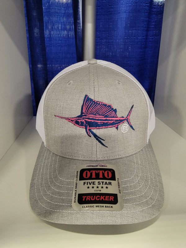 FISHBRO SAILFISH  (112  Grey w/white mesh)