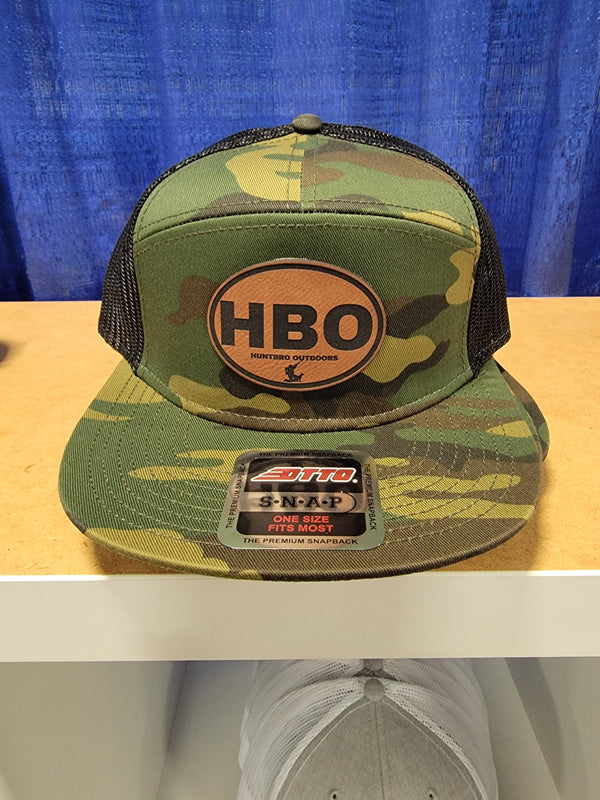 CAMO HUNTBRO OVAL (7 panel camo w/ black mesh)